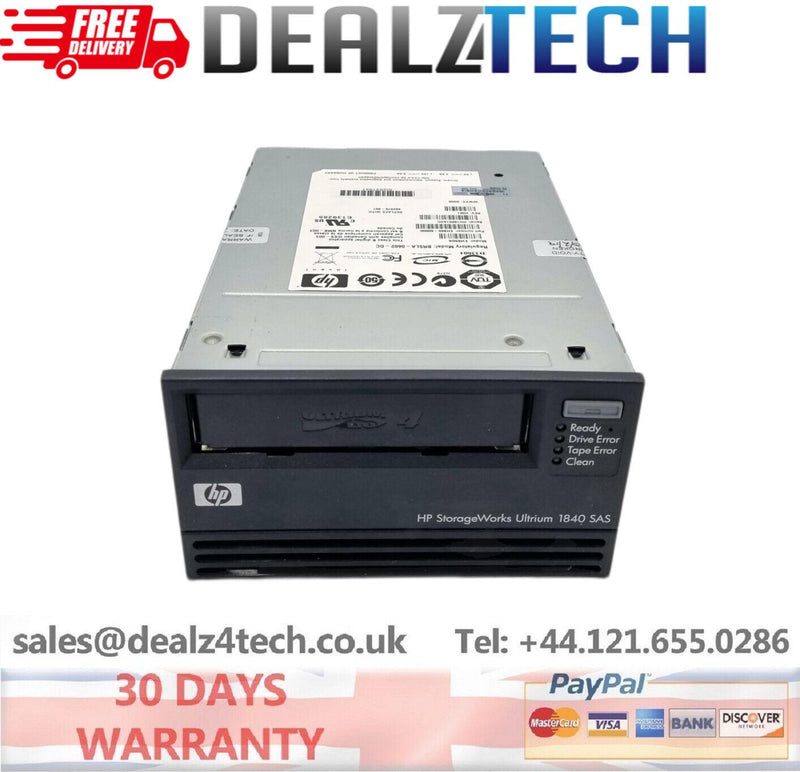 HP StorageWorks LTO-4 Ultrium 1840 SAS Internal Tape Drive 452976-001