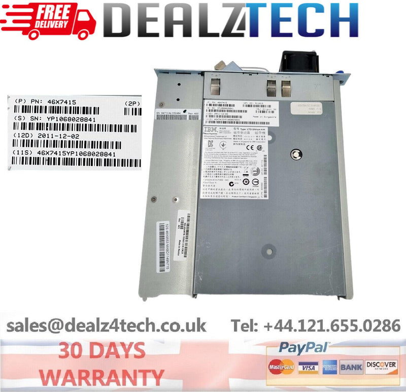 IBM LTO-4 Ultrium HH FC 800/1600GB 3573-8148 / 46X7415 / 46X6682