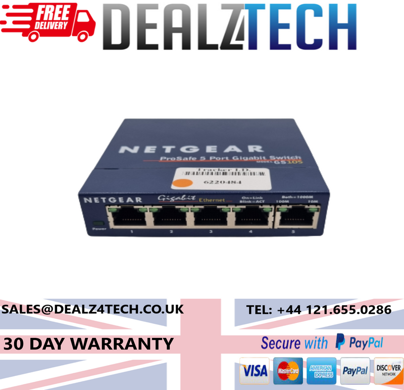 Netgear ProSafe (5-Port Gigabit Switch) Netgear GS105v4