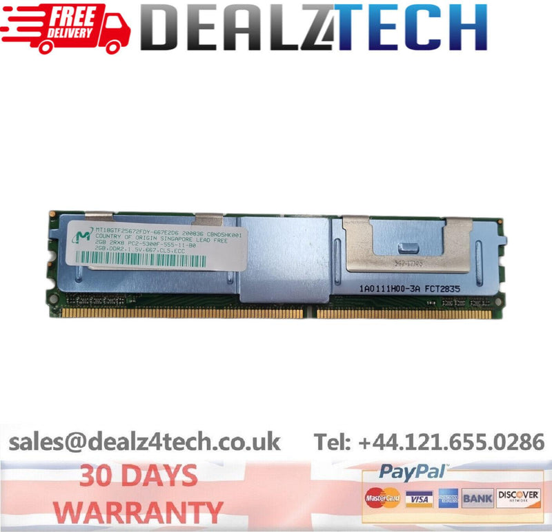 SUN 2GB 2Rx8 PC2-5300 MEMORY RAM 511-1151