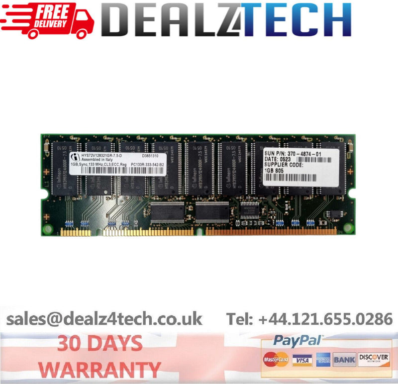 SUN 1GB memory (THC9*1-BAP-40CMT) 595-6267